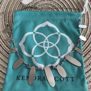 NEW Kendra Scott Ariella Lilac Mix Silver Necklace newt